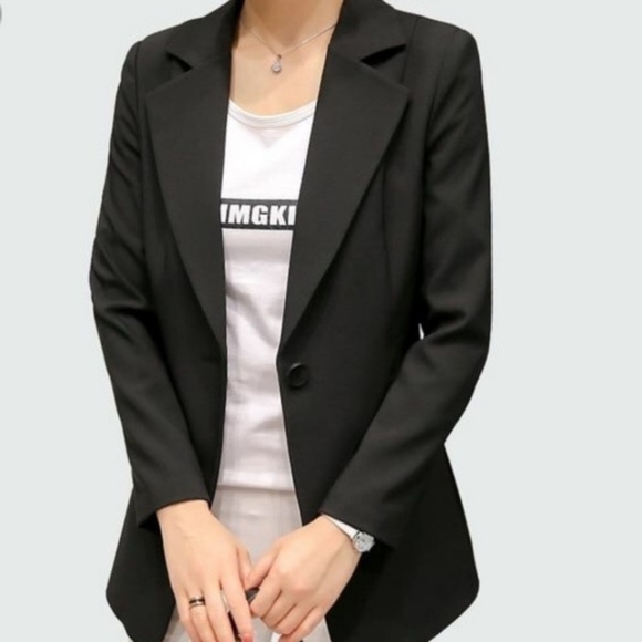zara black suit jacket